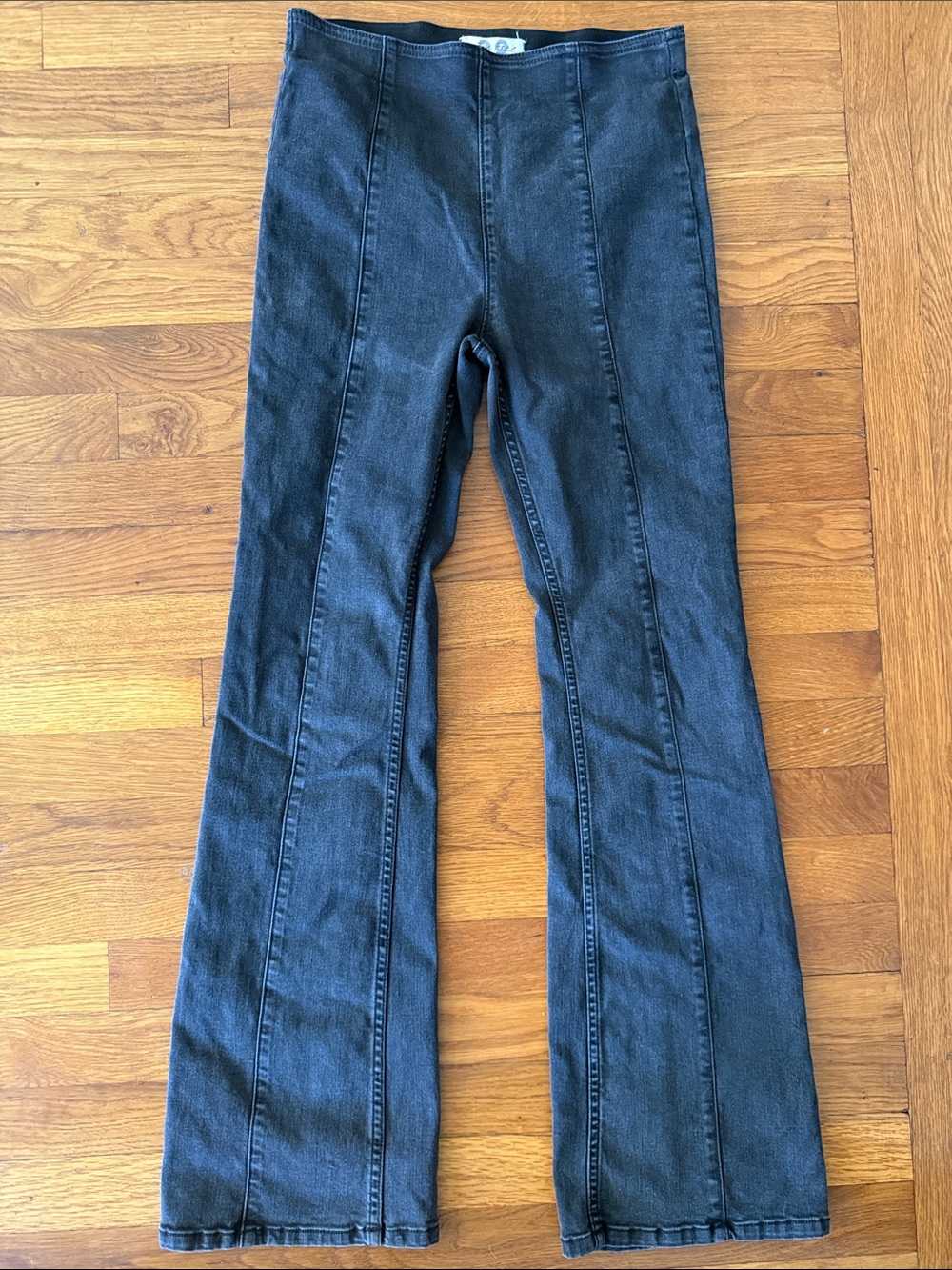 We The Free Black High Rise Flare Jeans Y2K